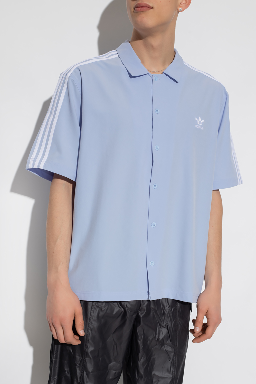 Light blue sales adidas shirt